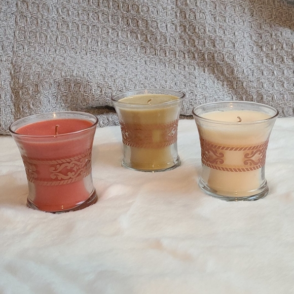 PartyLite Accents Nwb Partylite Set Of 3 Wax Candles Poshmark